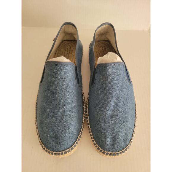 Washed linen crab espadrille size 10.5 - Picture 4 of 5